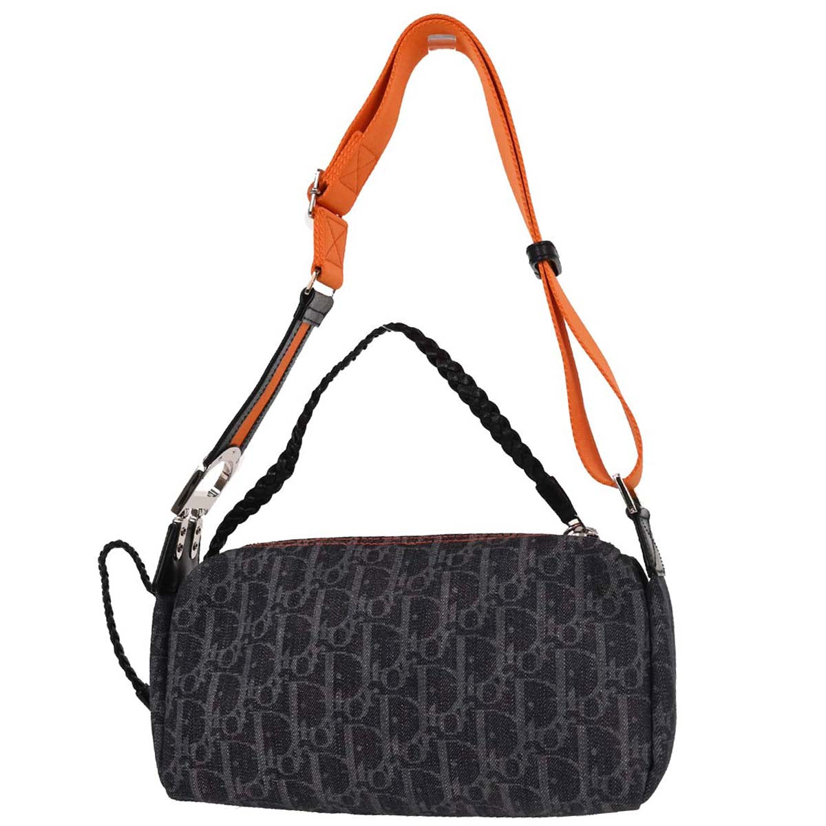 Christian Dior Navy Orange Flight Shoulder Bag