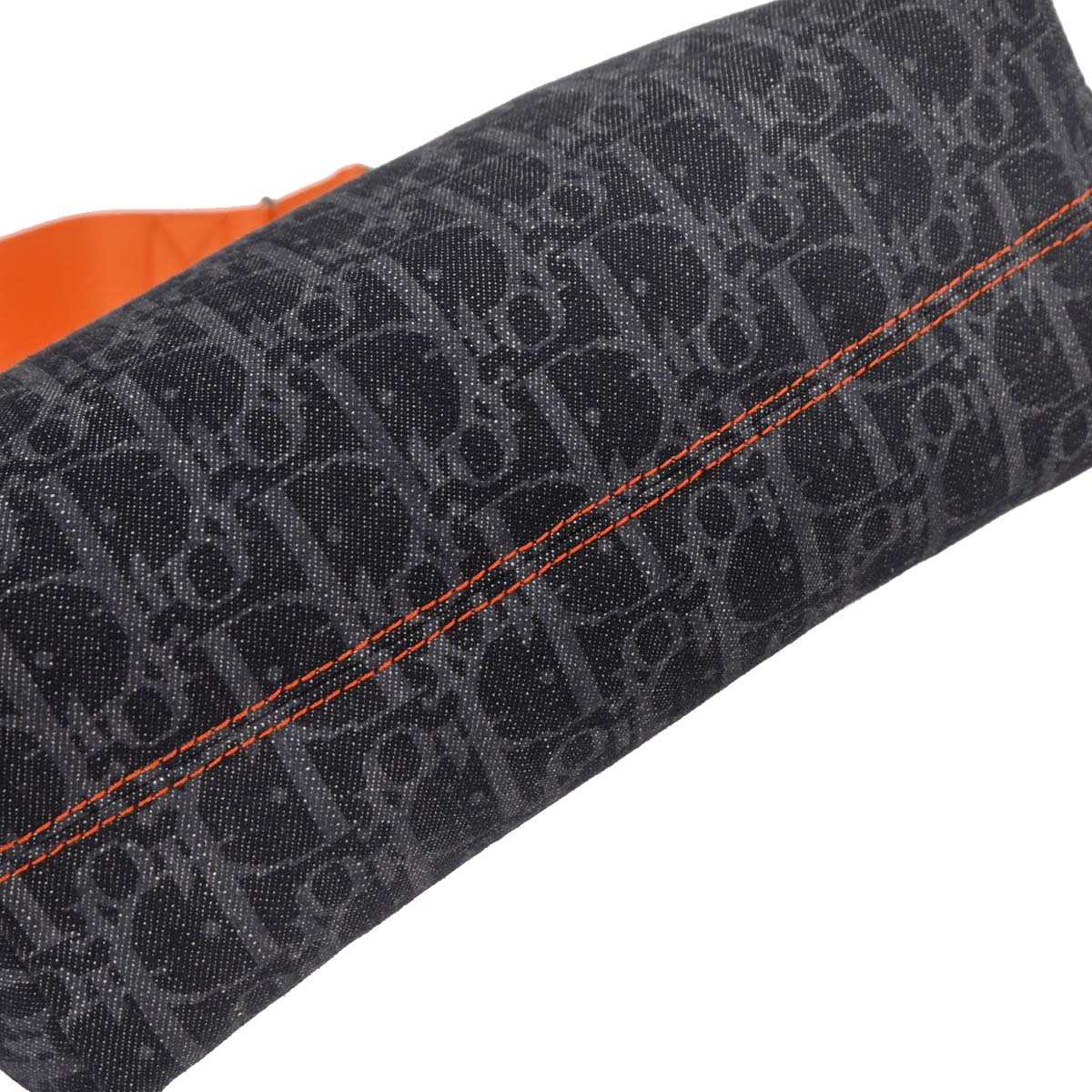 Christian Dior Navy Orange Flight Shoulder Bag