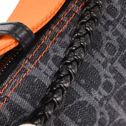 Christian Dior Navy Orange Flight Shoulder Bag