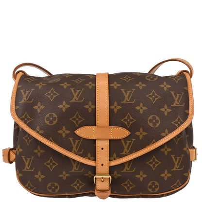 Louis Vuitton 1994 Monogram Saumur 30 Messenger Shoulder Bag M42256