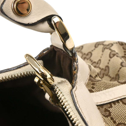 Gucci Beige GG Canvas Abbey D Ring Handbag