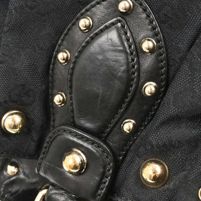 Gucci Black Canvas GG Tote Handbag