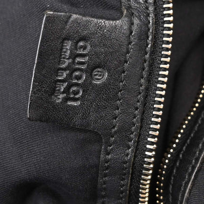 Gucci Black Canvas GG Tote Handbag