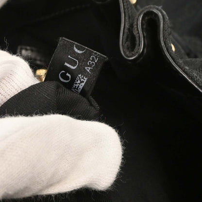 Gucci Black Canvas GG Tote Handbag