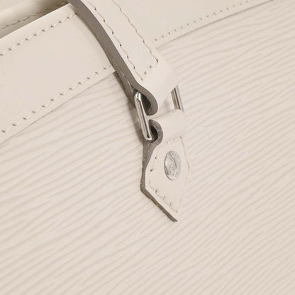 Louis Vuitton 2008 White Epi Madeleine PM Shoulder Bag M5933J