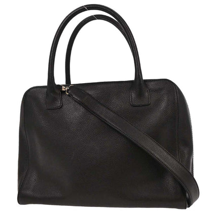Chanel 2000-2001 Black Calfskin 2way Handbag