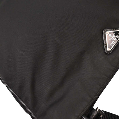 Prada Black Nylon Shoulder Bag