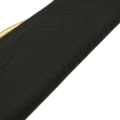 Christian Dior Black Canvas Trotter Shoulder Bag