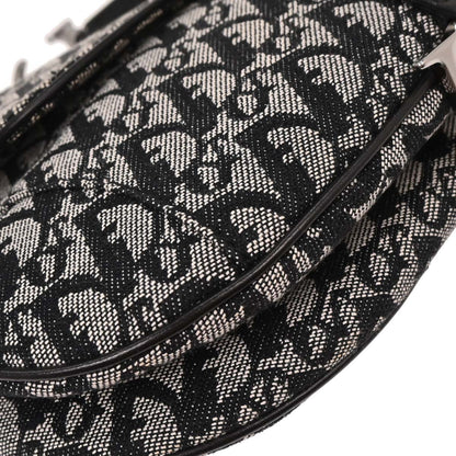 Christian Dior Black Trotter Saddle Handbag