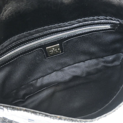 Fendi * Black Sequins Baguette Handbag