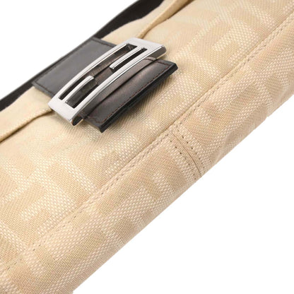 Fendi Beige Zucca Baguette Handbag