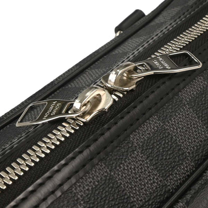 Louis Vuitton 2008 Damier Graphite Yohn 2way Shoulder Briefcase Handbag N48118