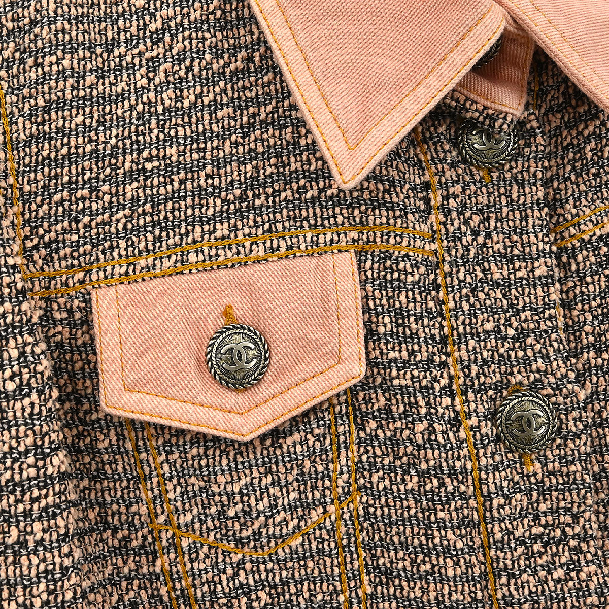 Chanel 2018 Single Breasted Jacket Pink #34