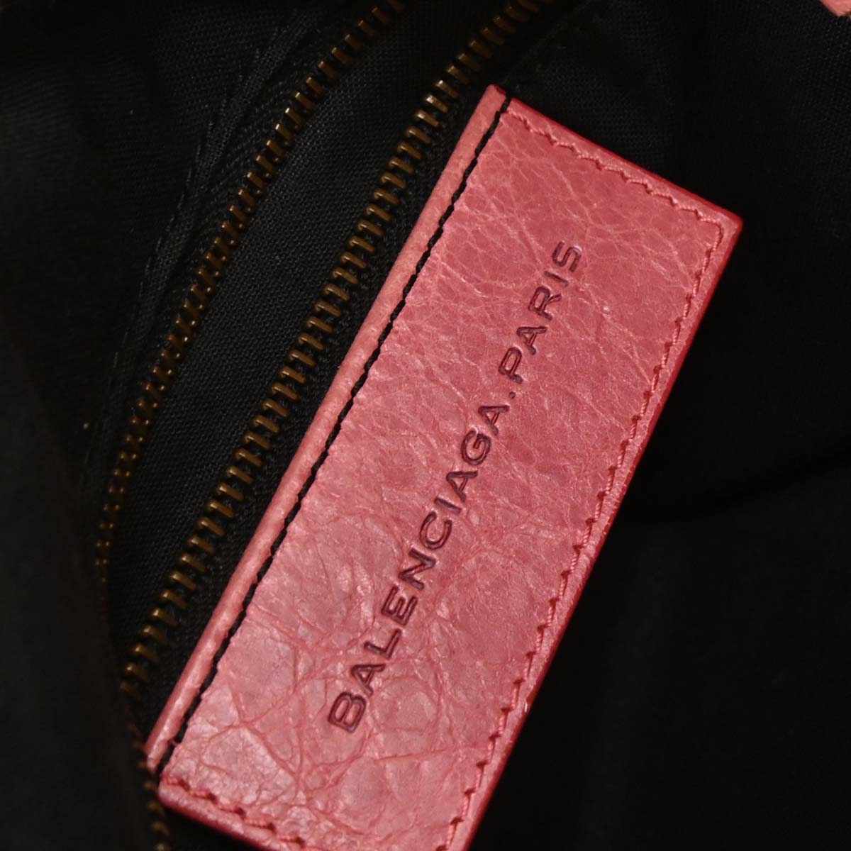 Balenciaga Pink Leather The Town 2way Shoulder Handbag