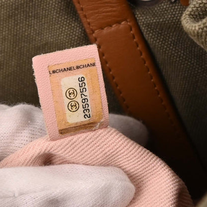 Chanel 2017 Gray Canvas Sequins Paris-Cuba Cubano Trip Backpack