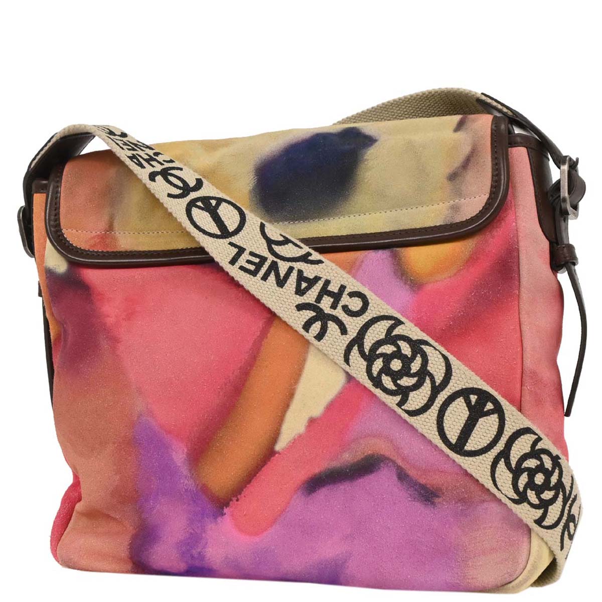 Chanel 2014-2015 Multicolor Flower Power Messenger Bag