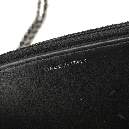 Chanel 2017-2018 Black Caviar Classic WOC Wallet On Chain