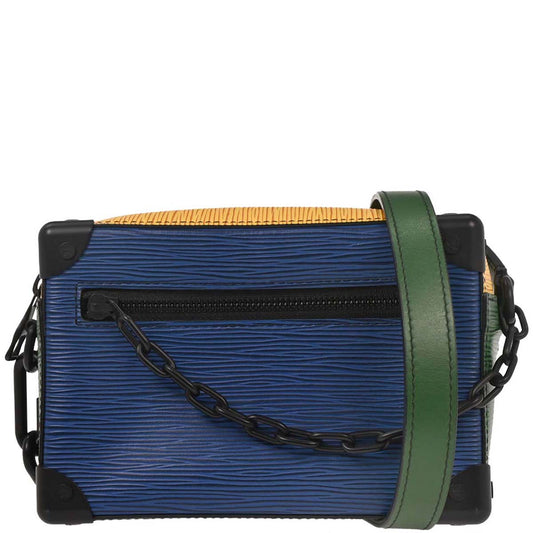 Louis Vuitton Blue Epi Mini Soft Trunk Shoulder Bag M68721