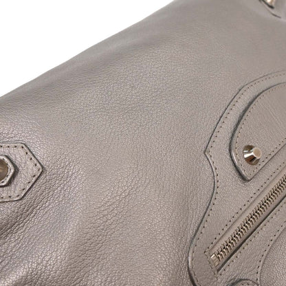 Balenciaga Silver The City Handbag