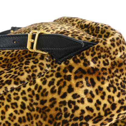 Saint Laurent 2016 Brown Velvet Backpack
