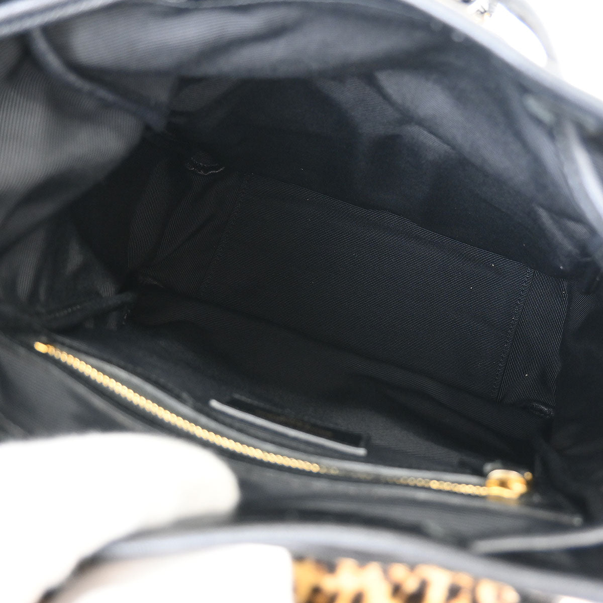 Saint Laurent 2016 Brown Velvet Backpack
