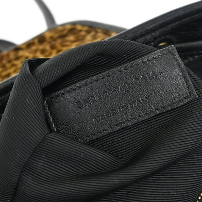 Saint Laurent 2016 Brown Velvet Backpack