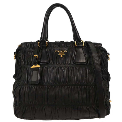 Prada Black Lambskin Handbag
