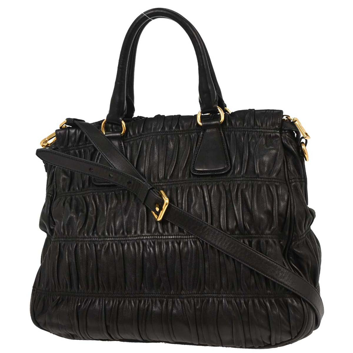 Prada Black Lambskin Handbag