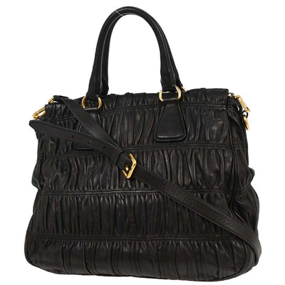 Prada Black Lambskin Handbag