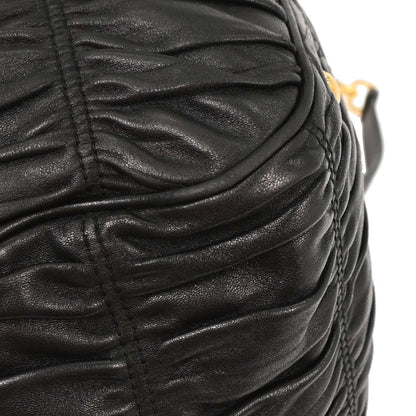 Prada Black Lambskin Handbag