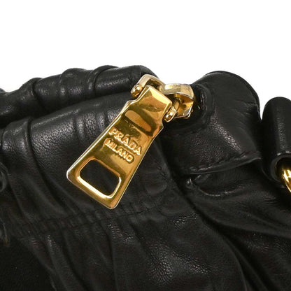 Prada Black Lambskin Handbag