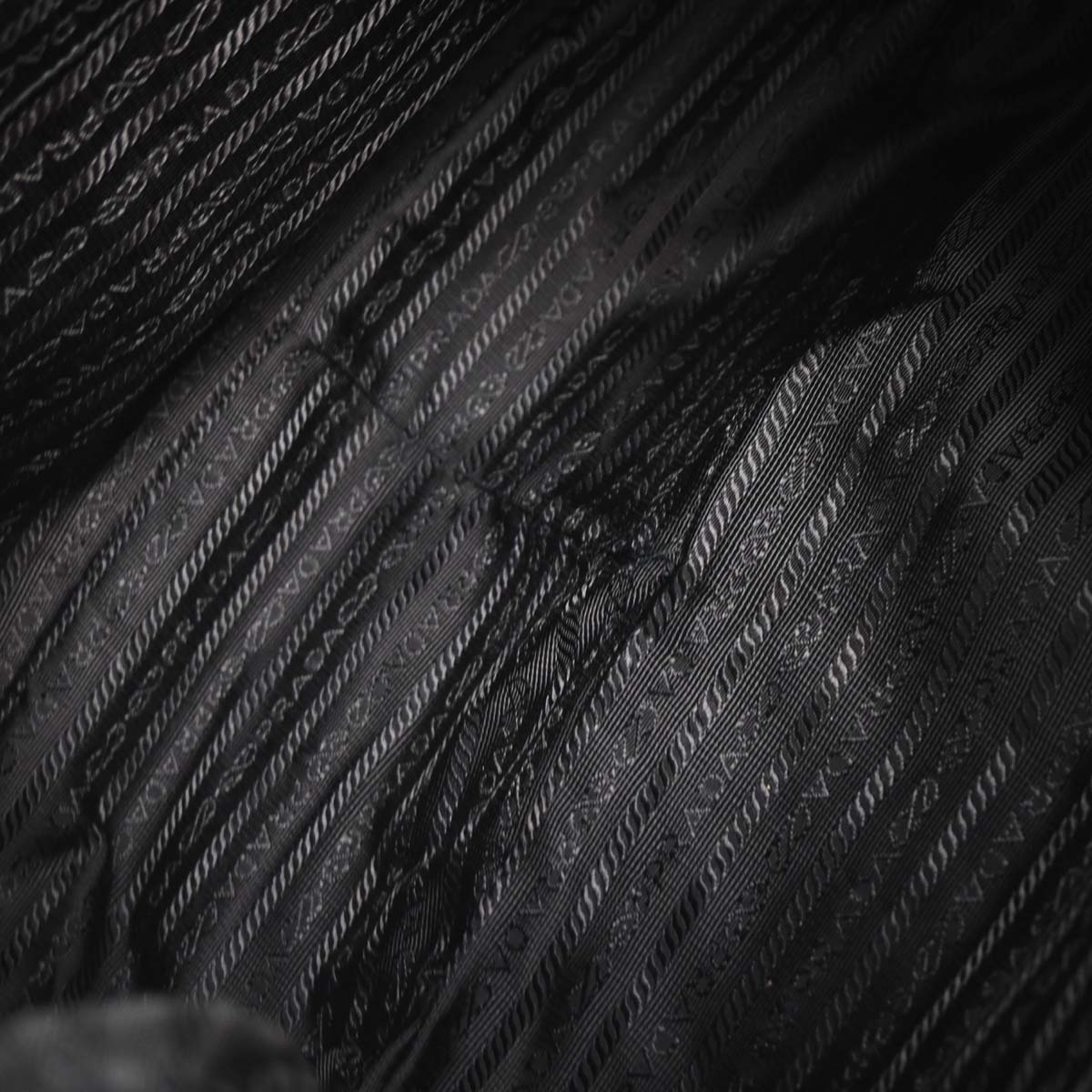 Prada Black Lambskin Handbag