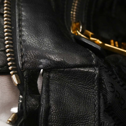 Prada Black Lambskin Handbag