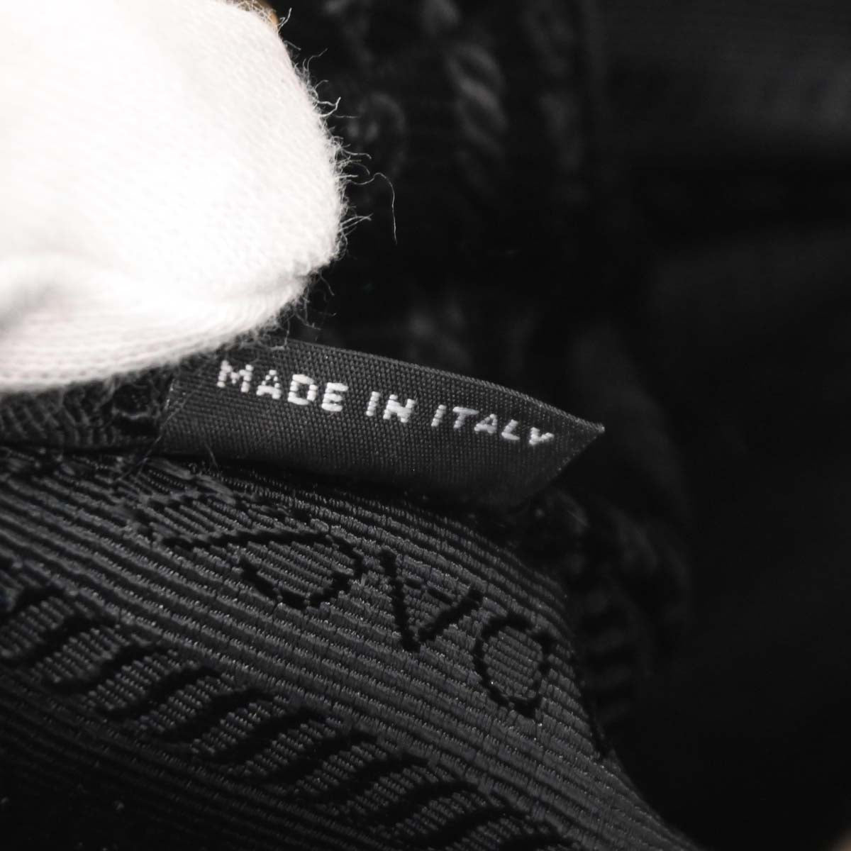 Prada Black Lambskin Handbag