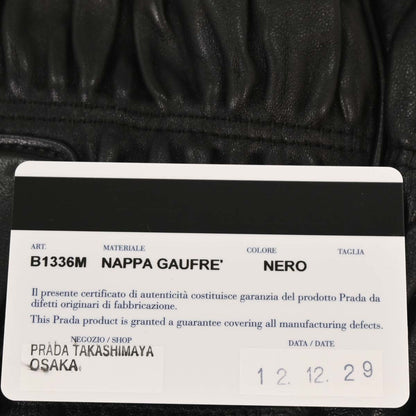 Prada Black Lambskin Handbag