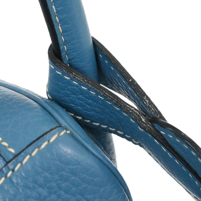 Hermes Blue Jean Taurillon Clemence Lindy 34 Shoulder Bag
