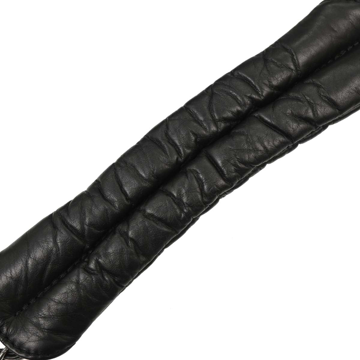 Chanel 2010-2011 Black Calfskin Tweed Mademoiselle Lock Shoulder Bag