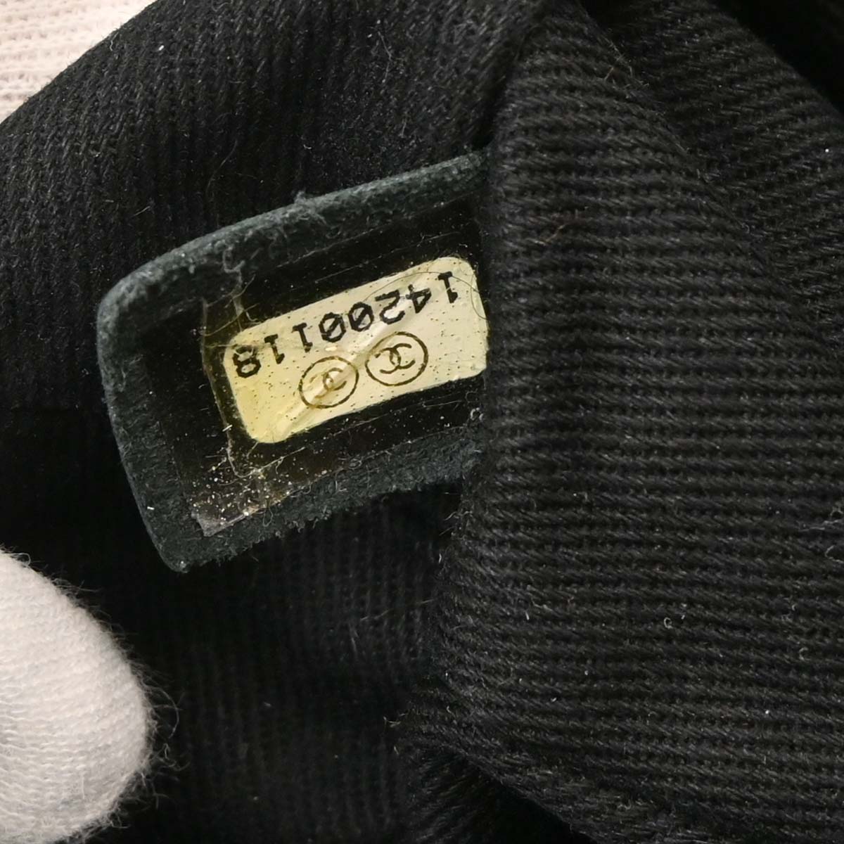 Chanel 2010-2011 Black Calfskin Tweed Mademoiselle Lock Shoulder Bag