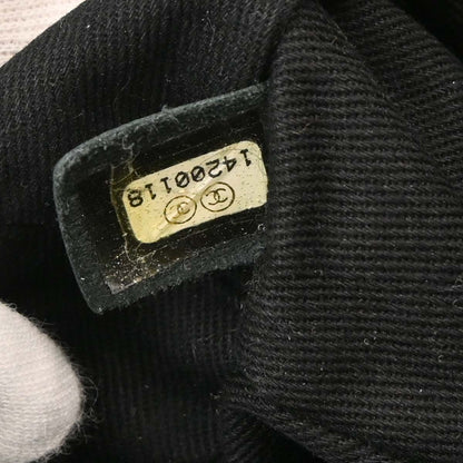 Chanel 2010-2011 Black Calfskin Tweed Mademoiselle Lock Shoulder Bag