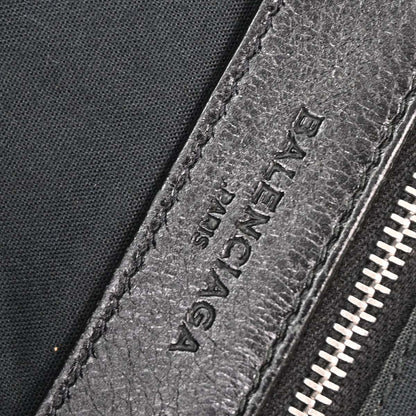 Balenciaga Black Hexagon Handbag