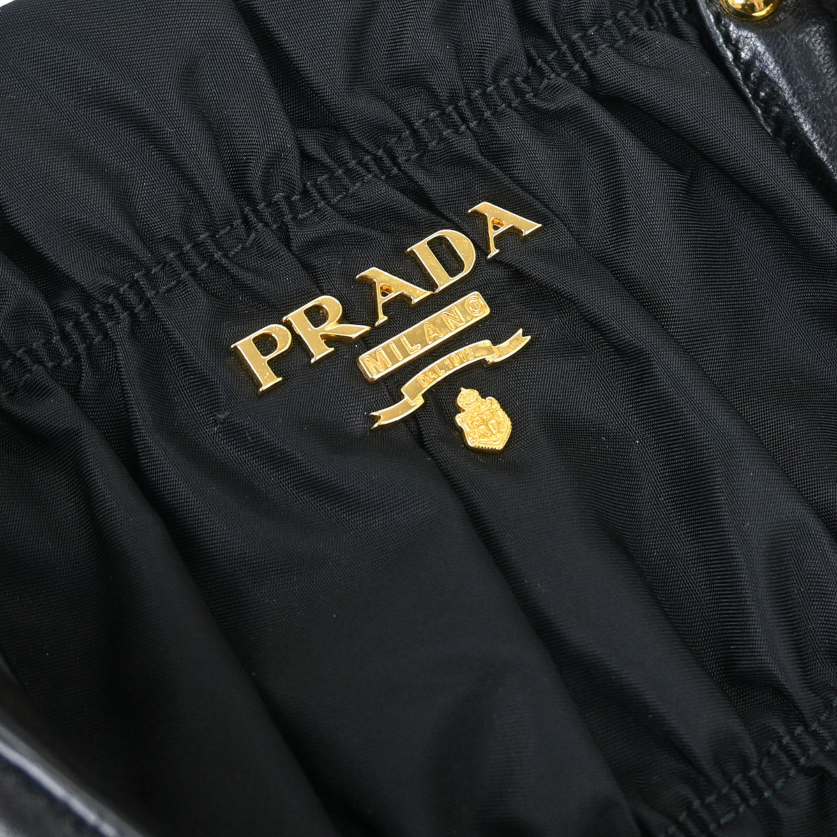 Prada Black Nylon 2way Shoulder Tote Handbag