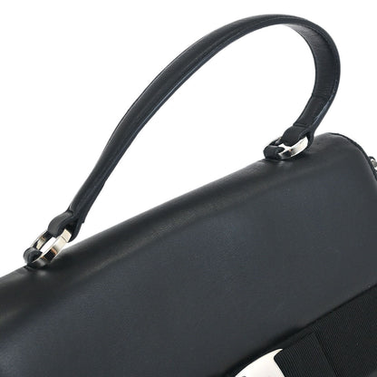 Salvatore Ferragamo Black Vara 2way Shoulder Handbag