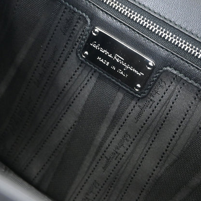 Salvatore Ferragamo Black Vara 2way Shoulder Handbag
