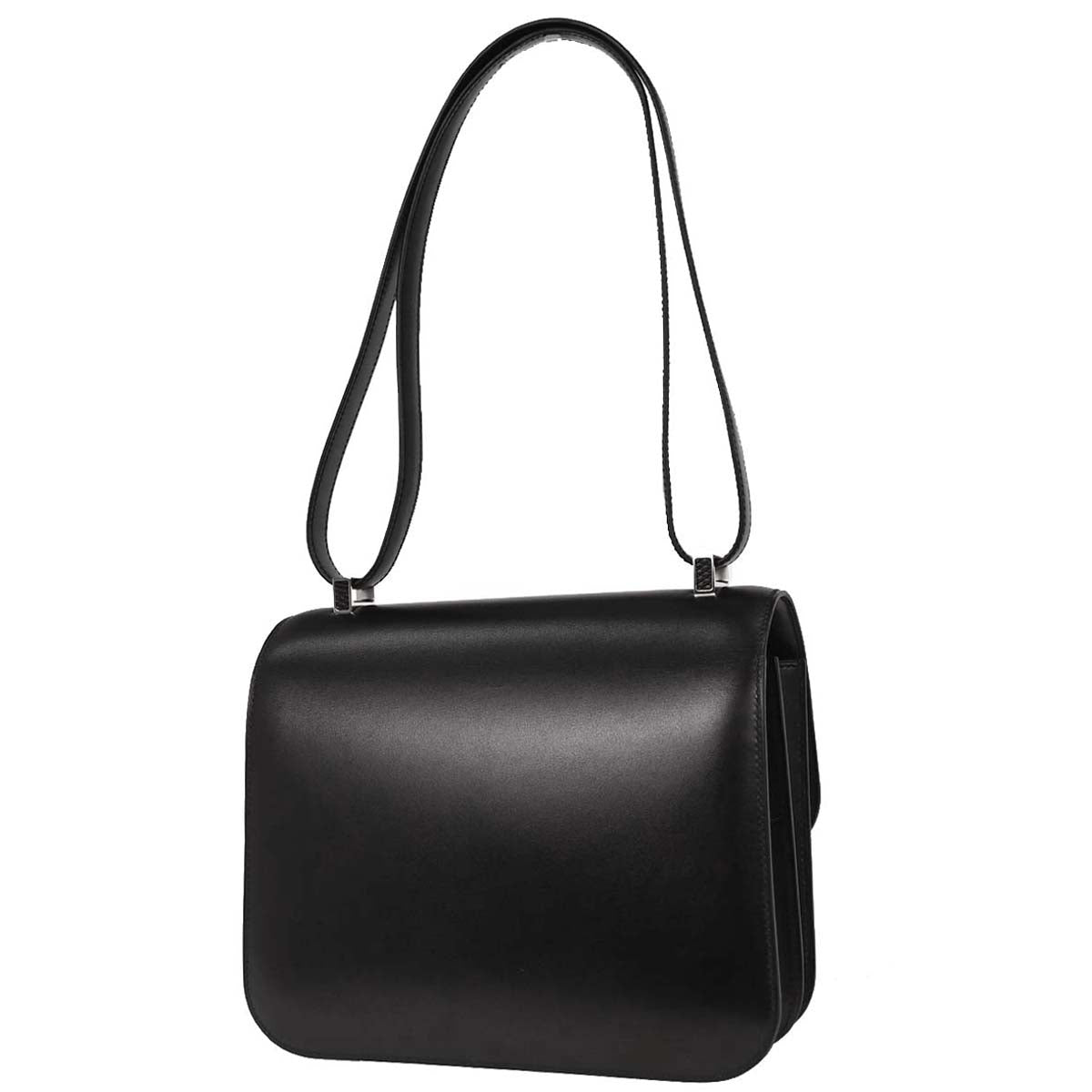 Hermes * Black Box Calf Lizard Constance 23 Shoulder Bag