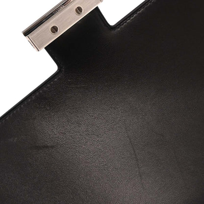 Hermes * Black Box Calf Lizard Constance 23 Shoulder Bag