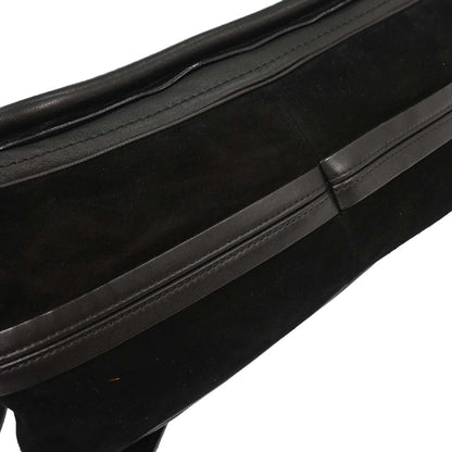 Chloe Black Suede Paraty 2way Shoulder Handbag