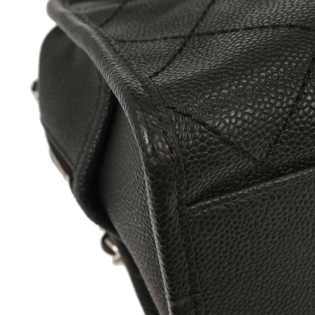 Chanel 2014-2015 Black Caviar Bowling Bag