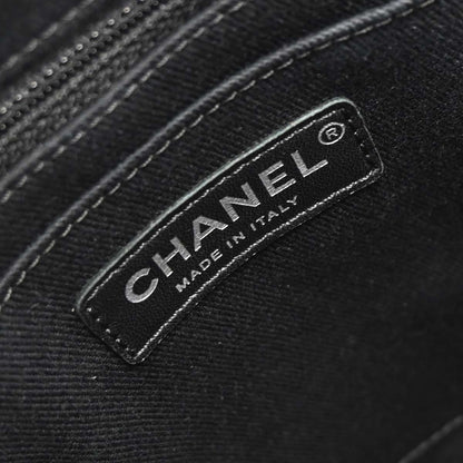 Chanel 2017-2018 Black Caviar Urban Shopping Tote 2way Shoulder Handbag