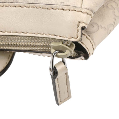 Gucci White Guccissima Handbag