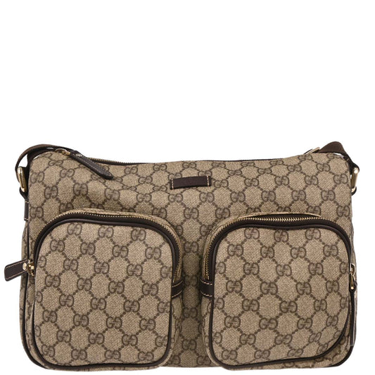 Gucci Beige PVC GG Shoulder Bag